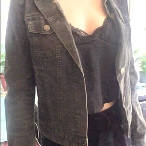 Corduroy Gap Grey Trucker Jacket